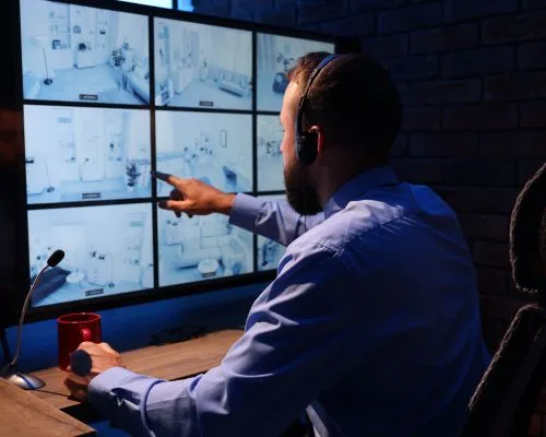 Live camera monitoring for multifamily tours